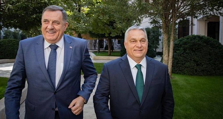 Bosnie-Herzégovine : Milorad Dodik reçoit son « grand ami » Viktor Orbán