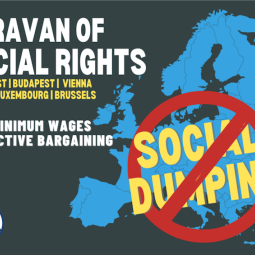 Roumanie : de Bucarest à Bruxelles, une caravane pour les droits sociaux