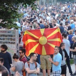 Macédoine : un sit-in contre les violences policières