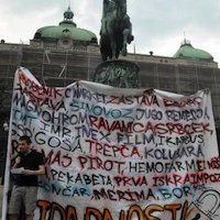 Serbie : sur la Place de la République pour la justice sociale