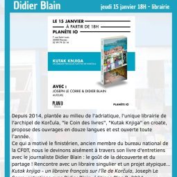 Kutak Knjiga : rencontre avec Joseph Le Corre et Didier Blain