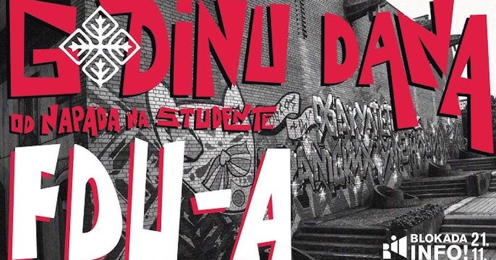 Fil info Serbie | La police expulse les étudiants de la Faculté de philosophie de Novi Sad