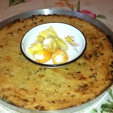 Pita à la farine de Maïzena (poireaux ou oignons)