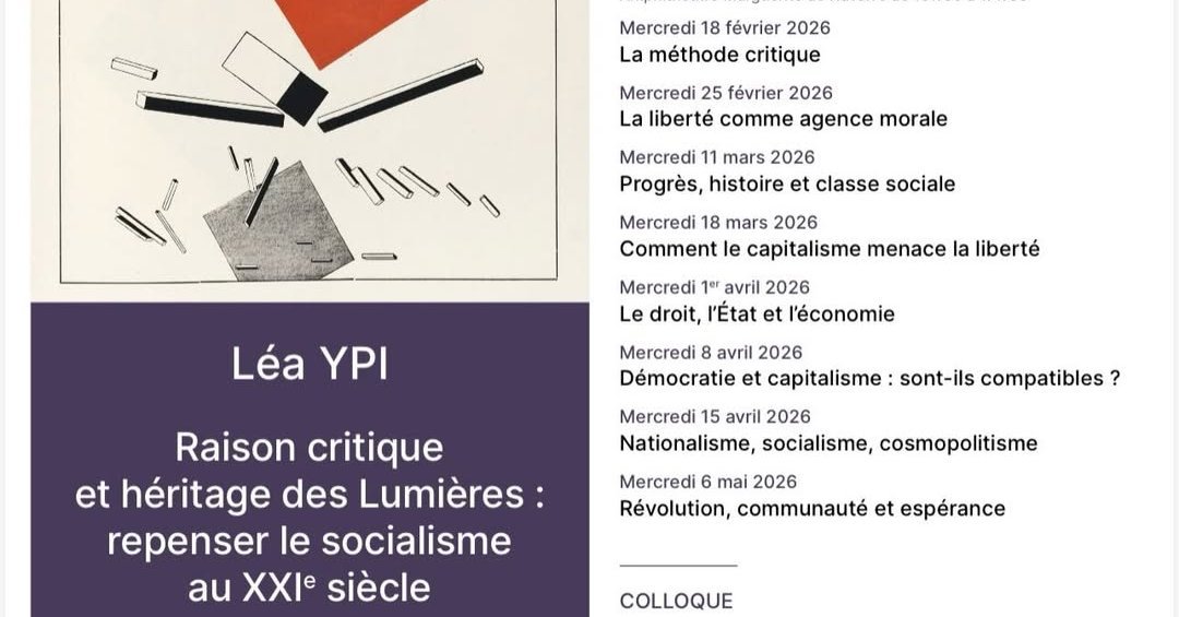 Lea Ypi : Raison critique et héritage des Lumières, repenser le socialisme au XXIe siècle