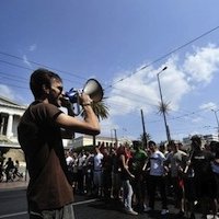 Plan d'austérité en Grèce : les étudiants ne veulent pas d'une université privatisée