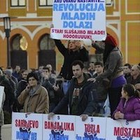 Bosnie-Herzégovine : à Mostar, Croates et Bosniaques manifestent côte à côte