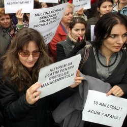 Roumanie : les salariés d'Alcatel-Lucent font leur révolution à Timişoara