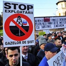Gaz de schiste en Roumanie : « Chevron go home ! »