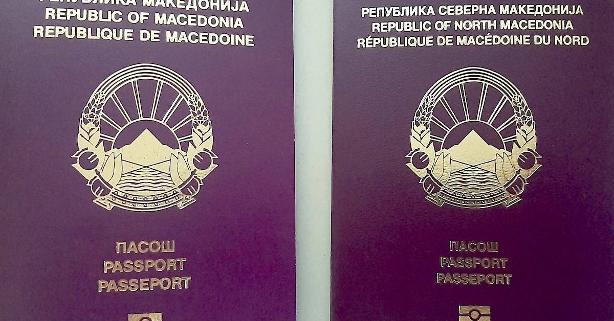 Macédoine du Nord le scandale des nouveaux passeports Le Courrier