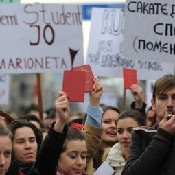 Macédoine : mobilisation massive des étudiants contre le gouvernement
