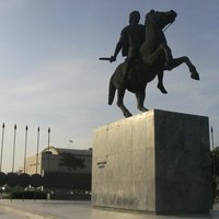 Macédoine : Skopje aura bien sa statue géante d'Alexandre le Grand 