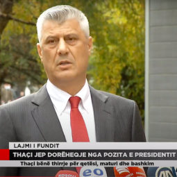 Kosovo : inculpé, Hashim Thaçi démissionne et part à La Haye