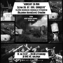Milomir Kovačević Strašni : Koncert za mir, Zetra 28.07.1991