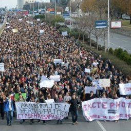 Macédoine : les étudiants dans la rue pour défendre l'autonomie de l'Université