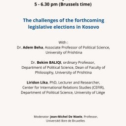 The challenges of the forthcomming legislative elections in Kosovo