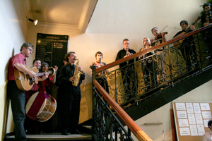 Le groupe Balkansemble met l'animation