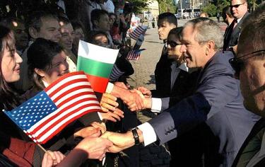 Bush en Bulgarie
