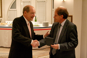 Philippe Duron et SEM l'ambassadeur Valéro