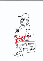 Le touristeCroquis de Rolan