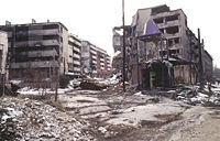 Allée des Tilleuls : le siège de Sarajevo dans le quartier de Grbavica
