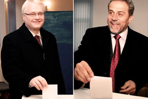 Présidentielles en Croatie : duel Josipović-Bandić au second tour