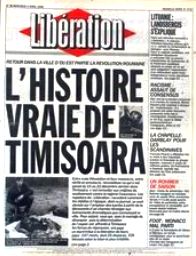La révolution roumaine et les « charniers de Timişoara » : retour sur un fiasco médiatique