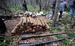 Macédoine : la police a saisi un véritable arsenal de guerre à la frontière avec le Kosovo