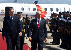 Boris Tadić en visite officielle au Monténégro