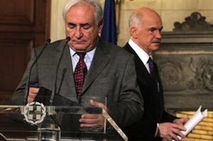 FMI : Dominique Strauss Kahn crée le scandale en Grèce