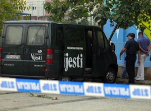 Liberté de la presse au Monténégro : encore un attentat contre un véhicule de Vijesti