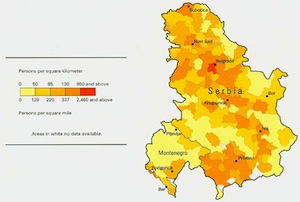 Recensement 2011 : la Serbie n&rsquo;a plus que 7,1 millions d’habitants