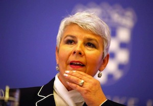 Corruption en Croatie : Jadranka Kosor et les corbeaux du HDZ