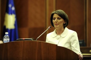 Kosovo : Atifete Jahjaga s&rsquo;accroche à son poste et provoque une crise politique