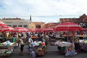 Le marché de Dolac à Zagreb