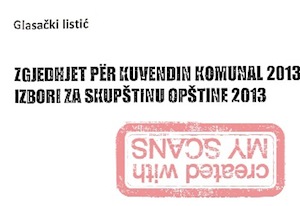 Elections locales au Kosovo : des bulletins de vote « neutres »