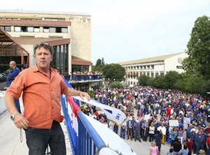 Croatie : la révolte du désespoir des chantiers navals de Split
