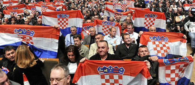 Croatie : grand raout nationaliste des anciens combattants à Zagreb