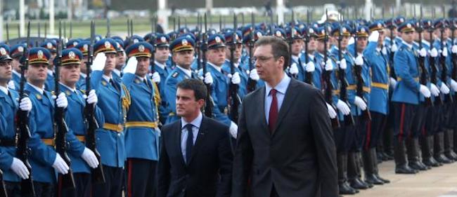 Visite de Manuel Valls en Serbie : UE, Ukraine et gros contrats