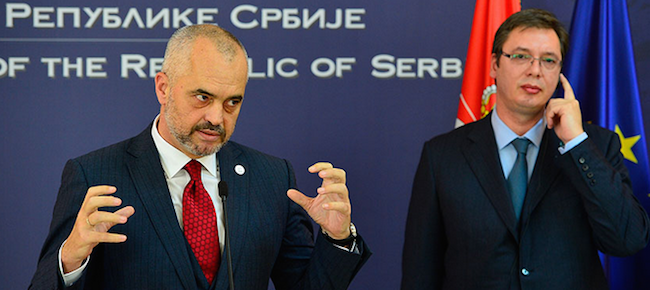 Visite d&rsquo;Edi Rama en Serbie : «le Kosovo indépendant est une réalité»