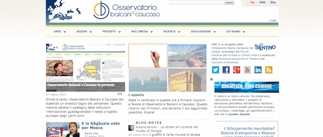 Appel à soutien : l’Osservatorio Balcani e Caucaso en danger