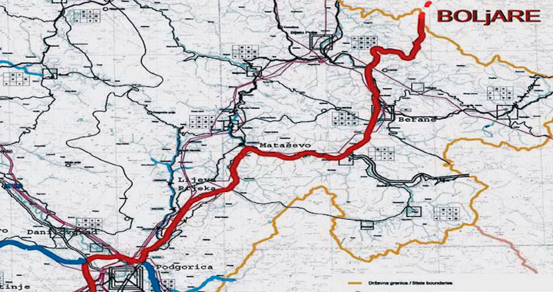 Autoroute du Monténégro : exemption fiscale à la chinoise