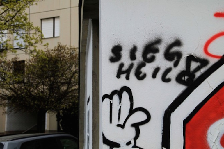 Croatie : sur les murs de Zagreb, des graffitis qui sèment la haine
