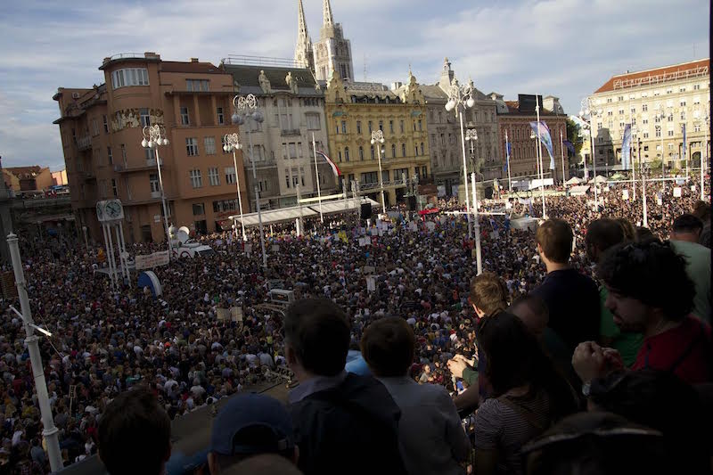 En Croatie, une marée humaine pour l&rsquo;éducation, «contre le primitivisme»