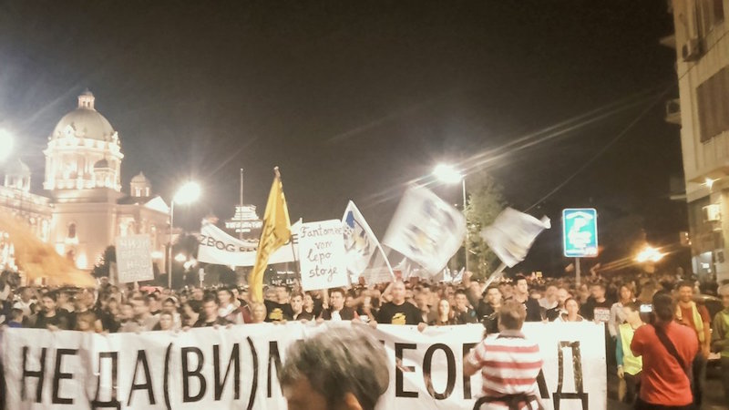 Serbie : retour dans la rue contre Belgrade Waterfront