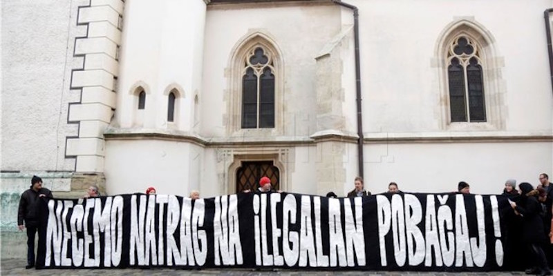 Croatie : l&rsquo;Eglise et l&rsquo;État contre le droit à l&rsquo;avortement