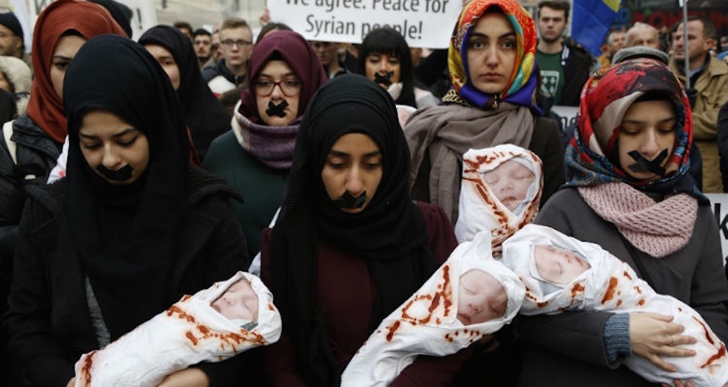 Guerre en Syrie : Sarajevo solidaire d&rsquo;Alep