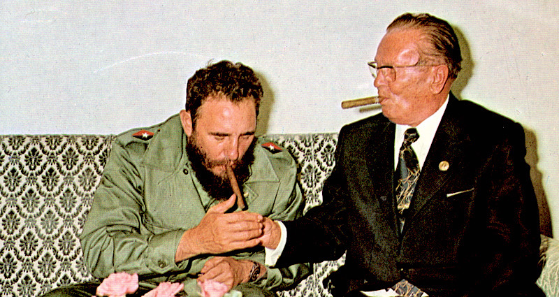 Le maréchal Tito et Fidel Castro, «deux géants qui ne s&rsquo;aimaient pas»