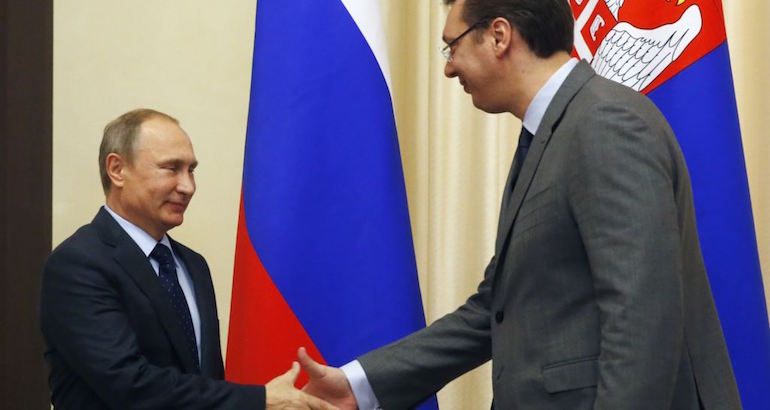 Serbie : le candidat Vučić à Moscou pour obtenir l&rsquo;onction de Poutine