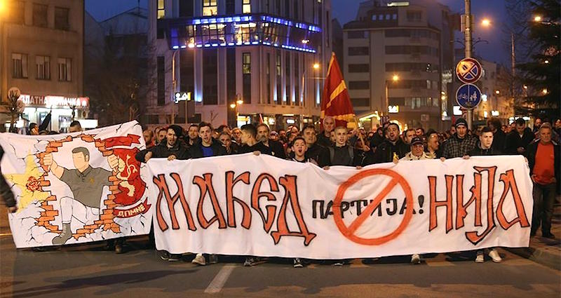 Les partisans du VMRO-DPMNE veulent « sauver la Macédoine »
