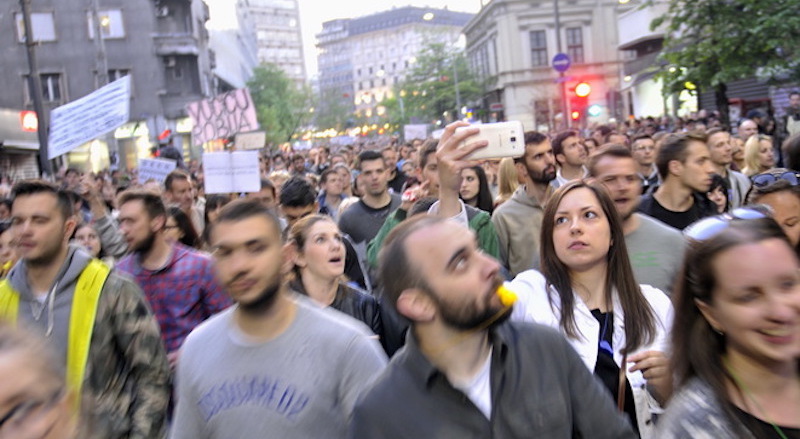 Serbie : «contre la dictature», le mouvement s&rsquo;adapte et ne lâche rien